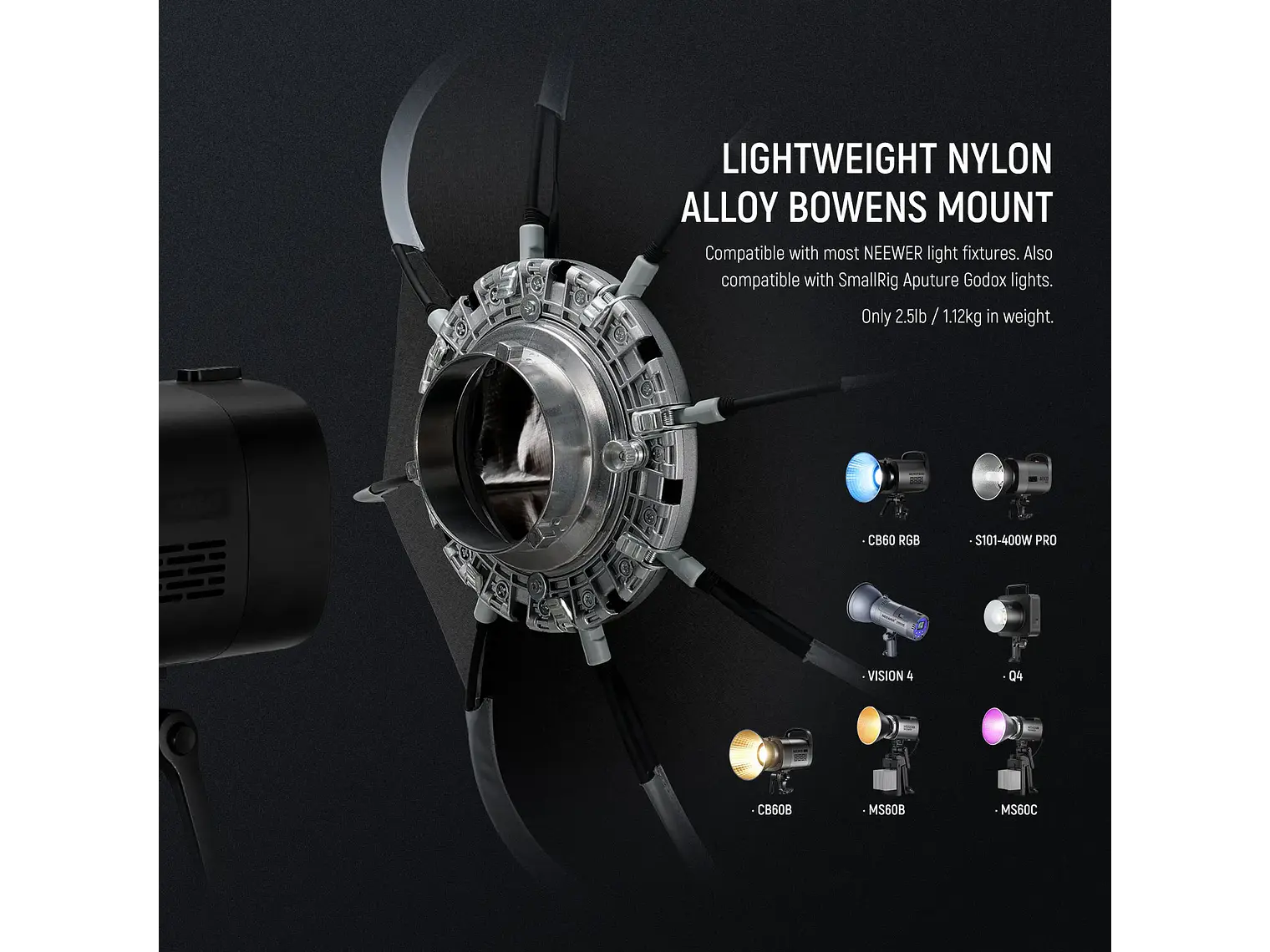 Neewer Softbox Octagonal de 45 cm con Montura Bowens 7