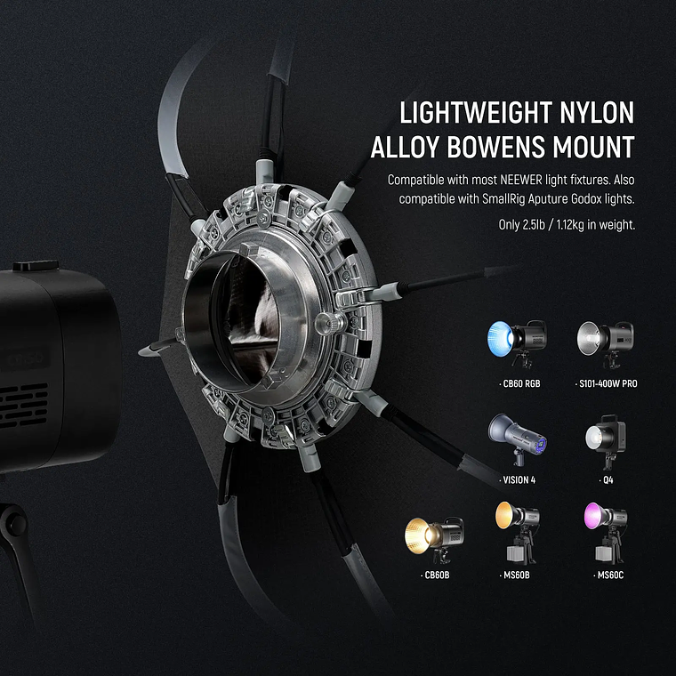 Neewer Softbox Octagonal de 45 cm con Montura Bowens 7