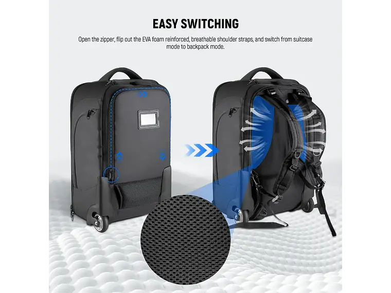 Neewer Mochila Trolley Convertible 2 en 1 5