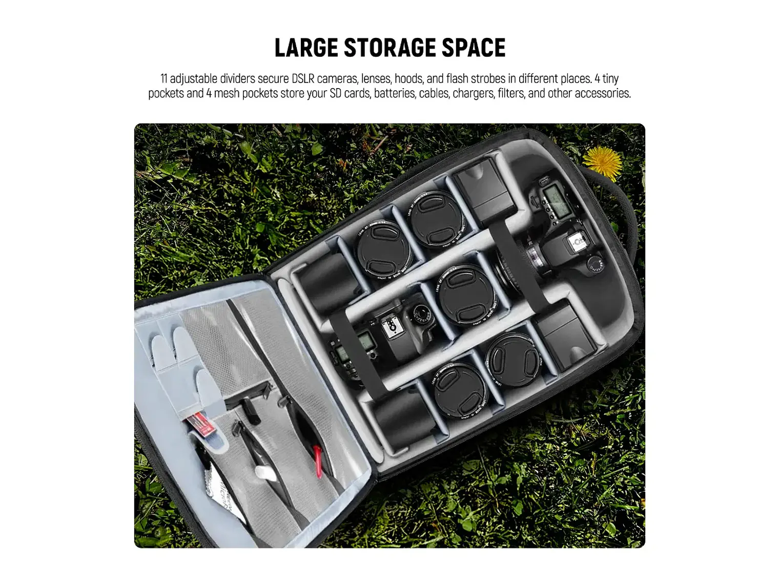 Neewer Mochila Trolley Convertible 2 en 1 7