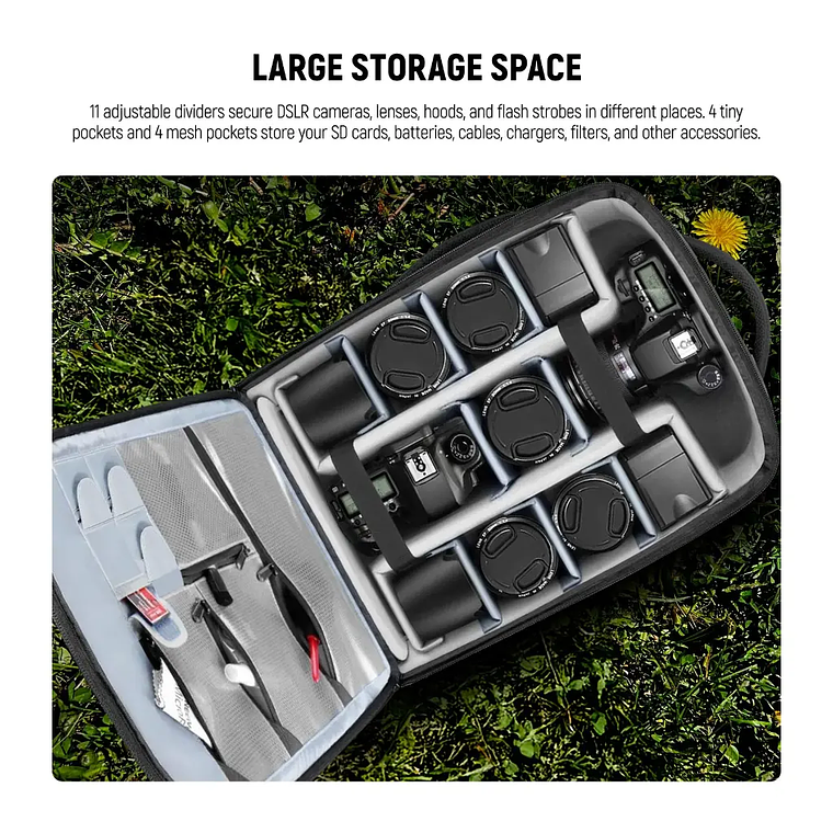 Neewer Mochila Trolley Convertible 2 en 1 7