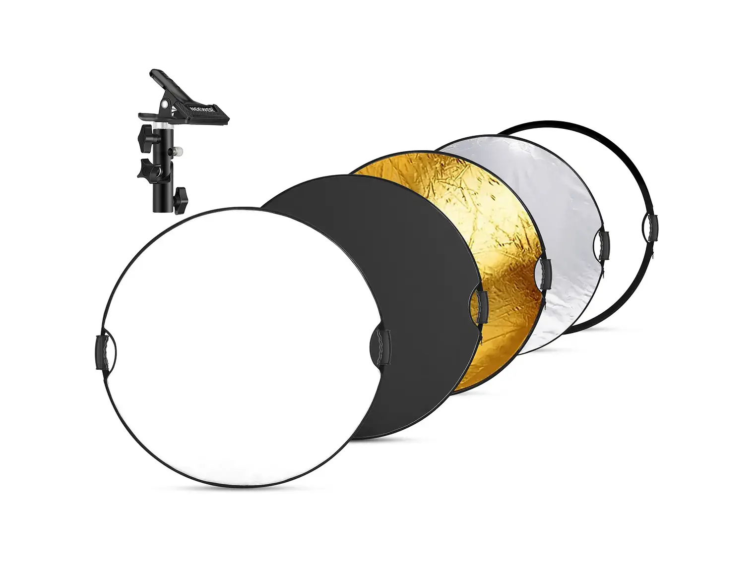Neewer Reflector RF-110II 110cm con Abrazadera y Empunadura 1