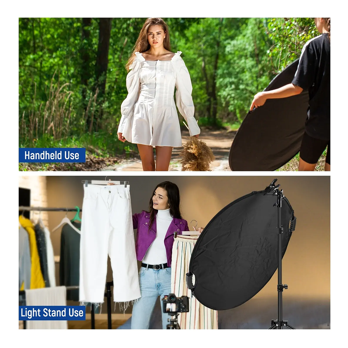 Neewer Reflector RF-110II 110cm con Abrazadera y Empunadura 5