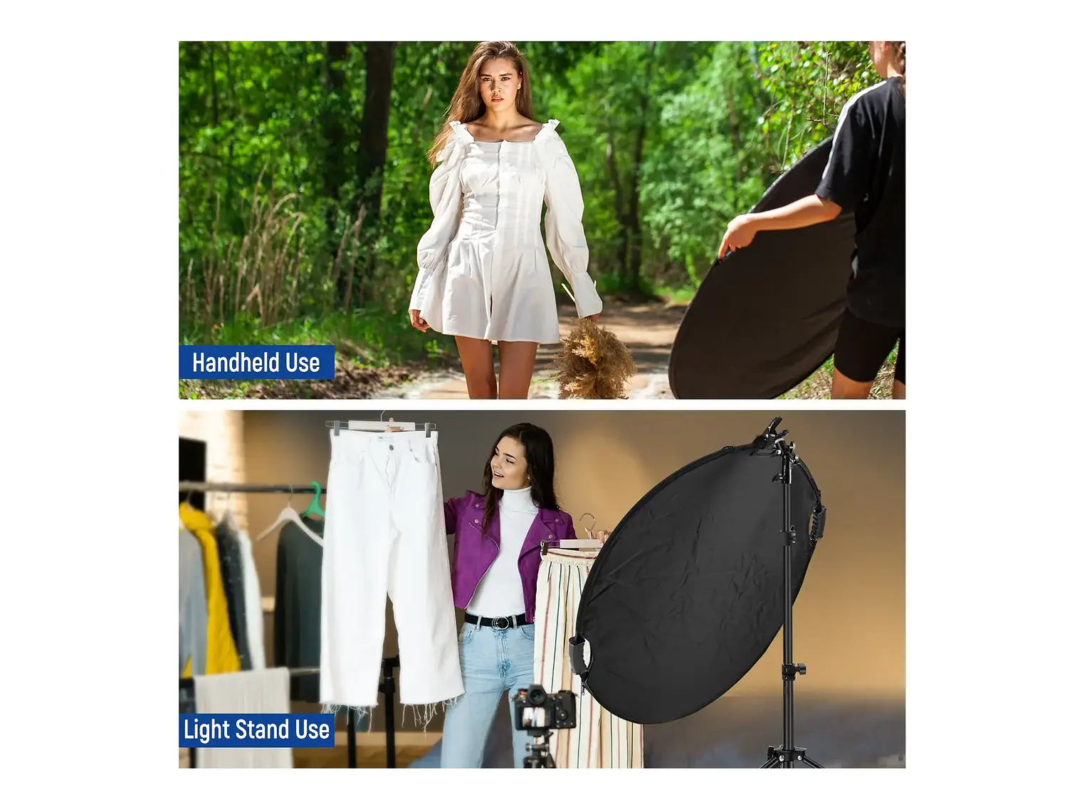 Neewer Reflector RF-110II 110cm con Abrazadera y Empunadura 5