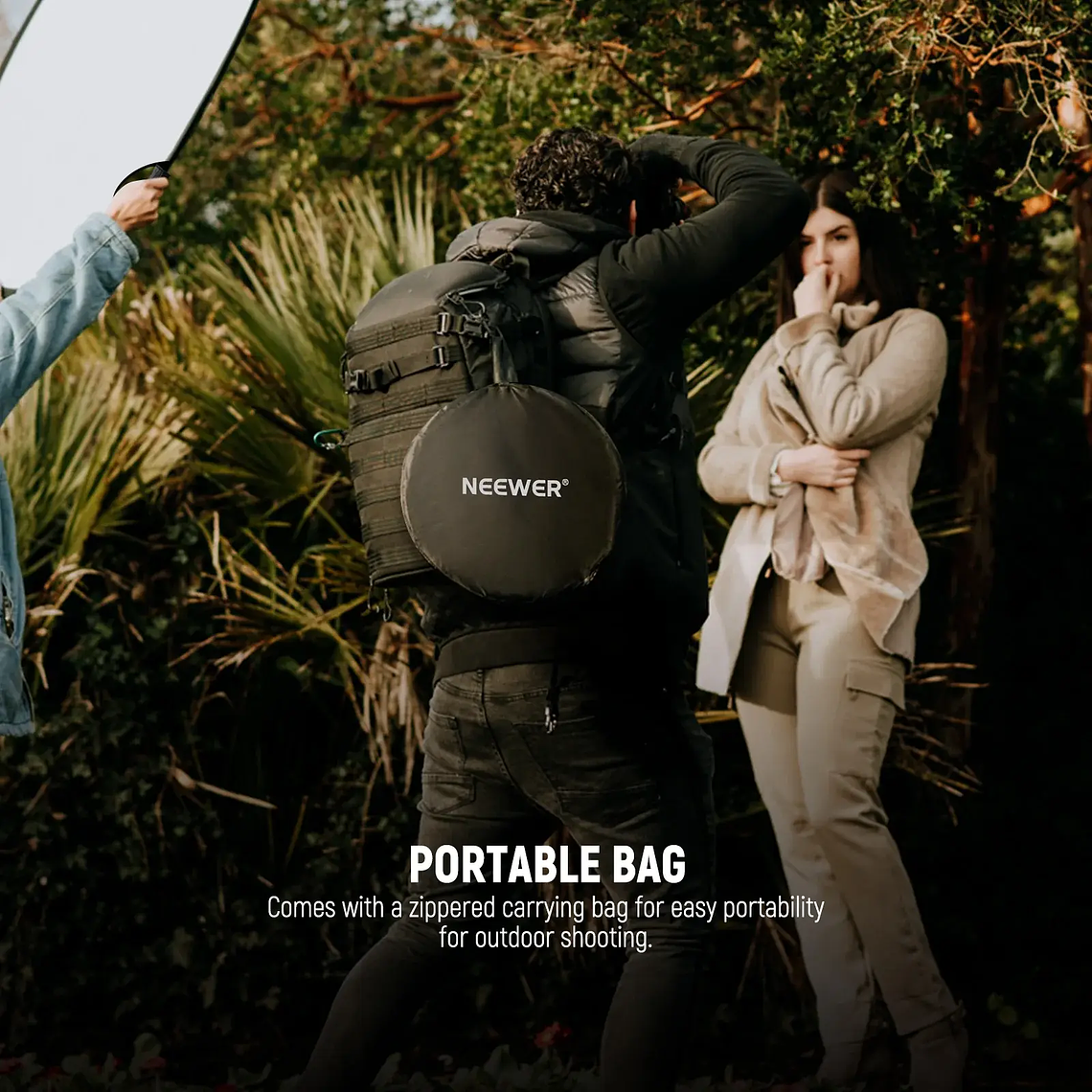 Neewer Reflector RF-110II 110cm con Abrazadera y Empunadura 8