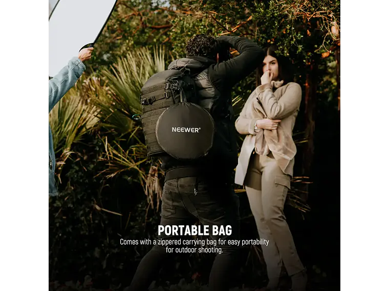 Neewer Reflector RF-110II 110cm con Abrazadera y Empunadura 8