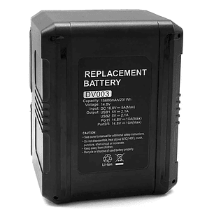 NiceFoto Batería V-Mount BP-230 14.8V-15600mah