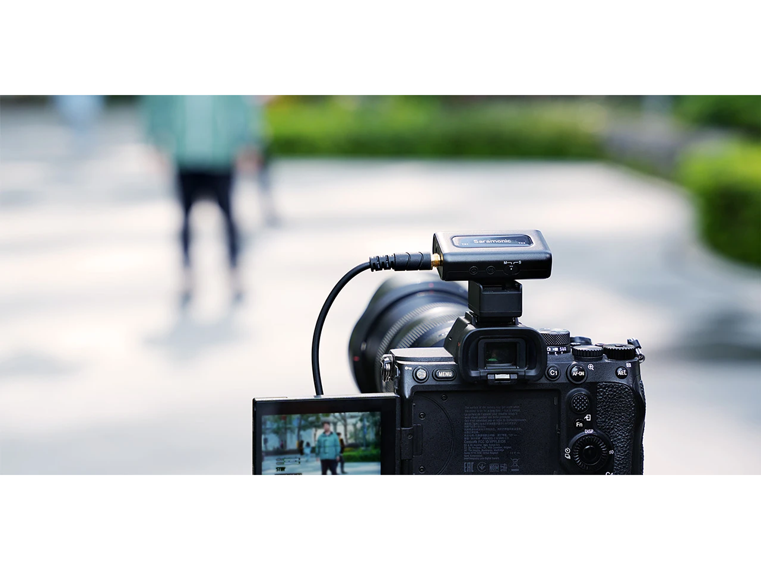 Saramonic Micrófono lavalier inalámbrico, 2 TX, 1 RX, case de carga. 8