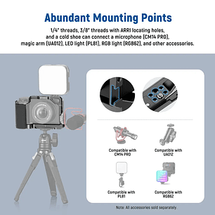 Jaula Neewer CA003S para Sony ZV-E10 con Empunadura