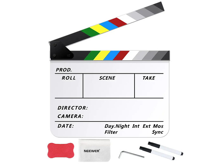 Claqueta de Director Neewer de Acrilico 1