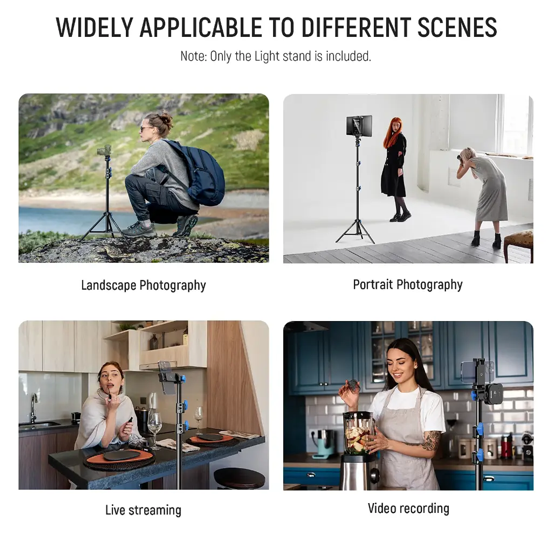 Tripode de Iluminacion NEEWER de 72 a 155 cm 6