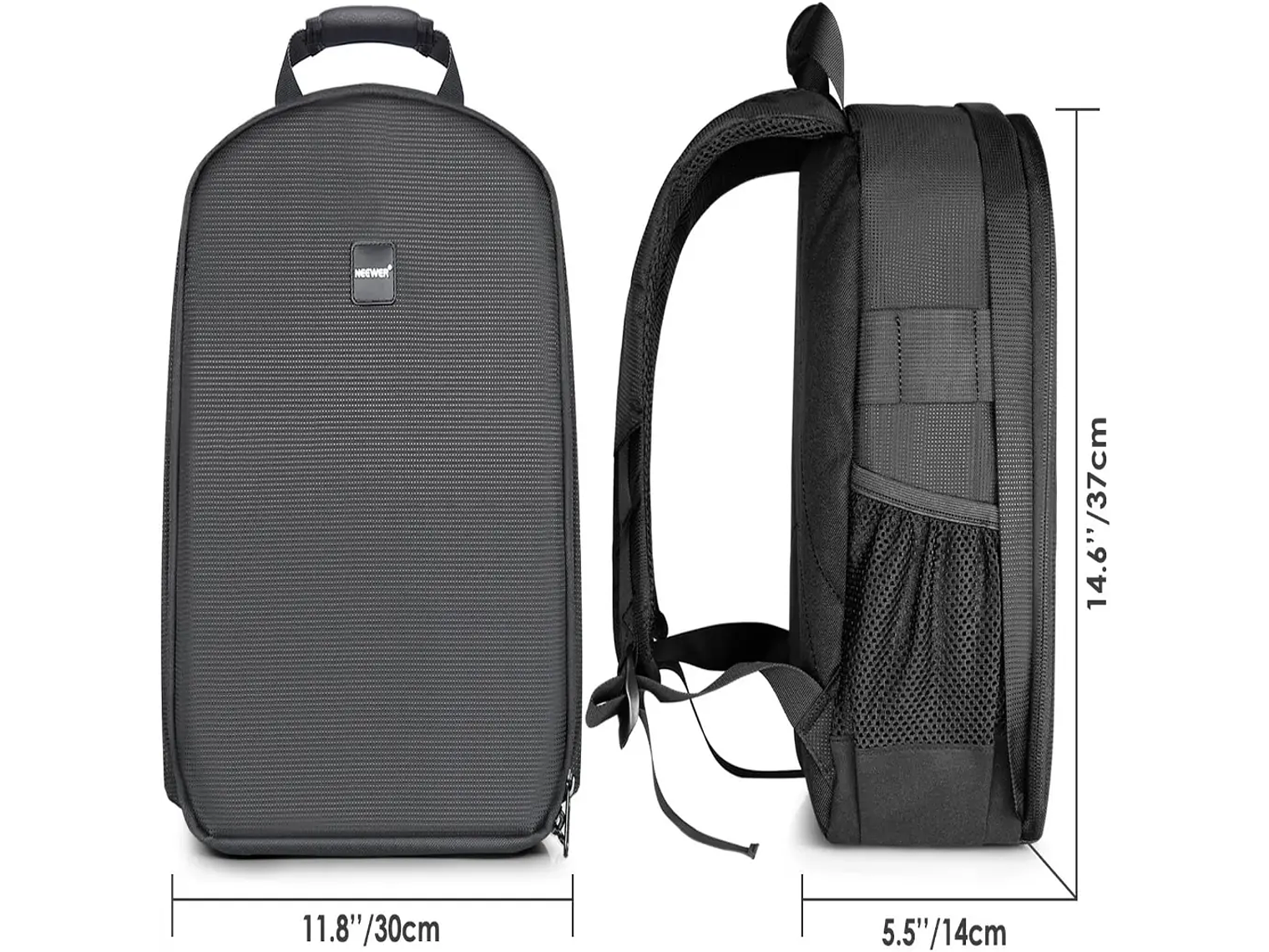 Mochila para camara NEEWER con interior naranja 5