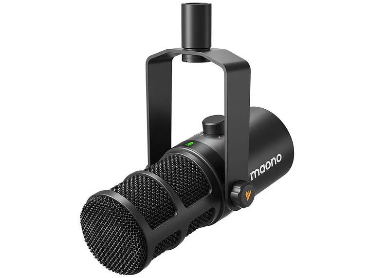 Maono Microfono Dinamico Profesional PD400X XLR USB para PODCASTERS 1