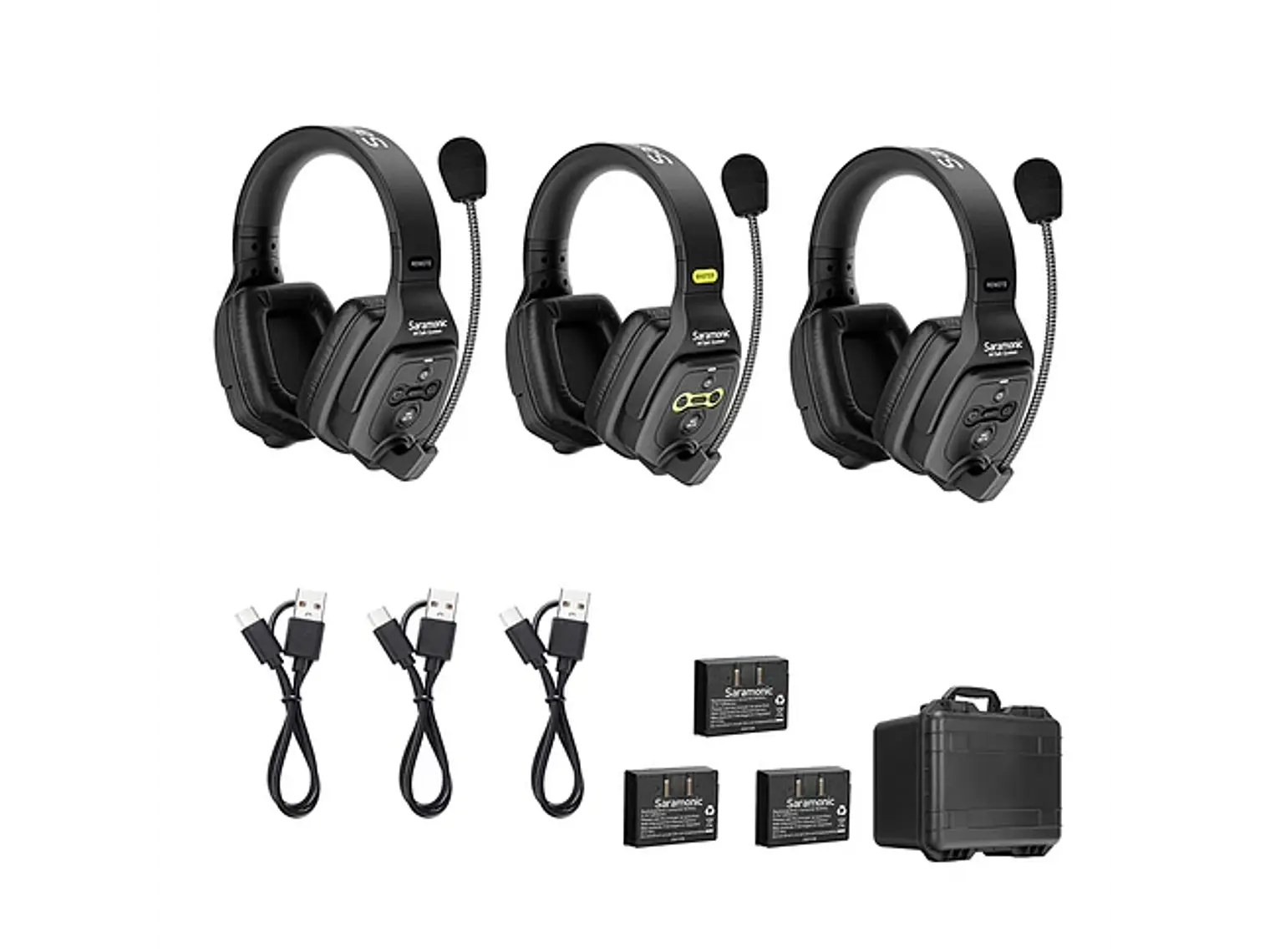 Saramonic WiTalk-WT3D Sistema de intercomunicación inalámbrico para 3 personas 1