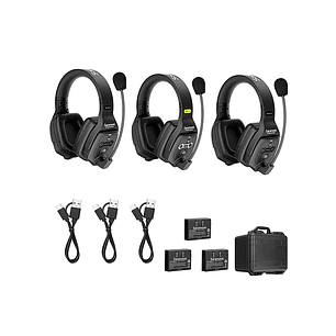 Saramonic WiTalk-WT3D Sistema de intercomunicación inalámbrico para 3 personas