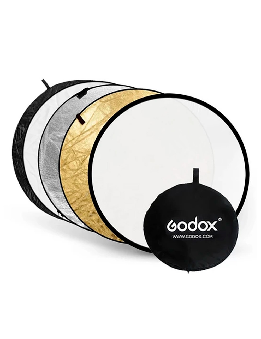 Godox Reflector 5 en 1 de 110 cm con Superficies Intercambiables