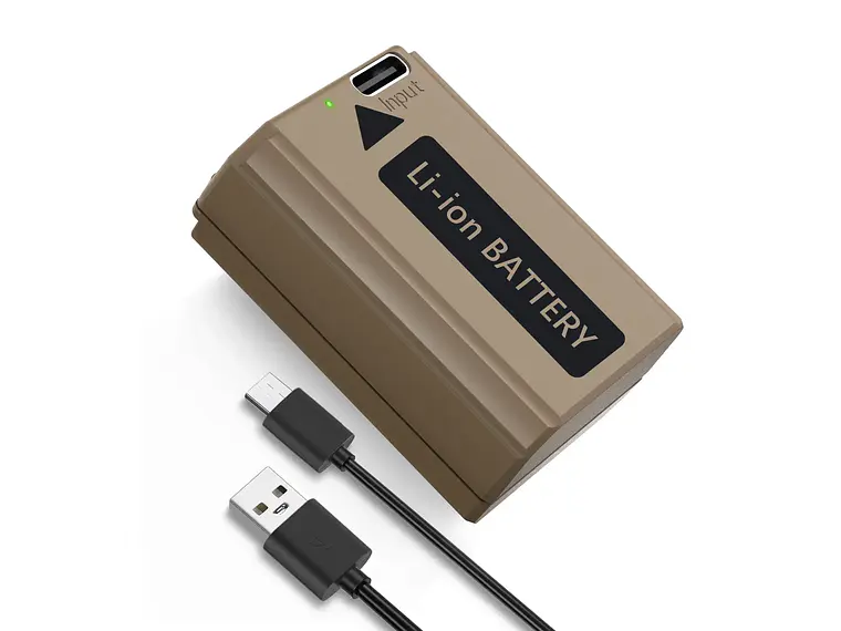 Neewer Batería TNP-FW50 1030mAh con Puerto USB-C 1