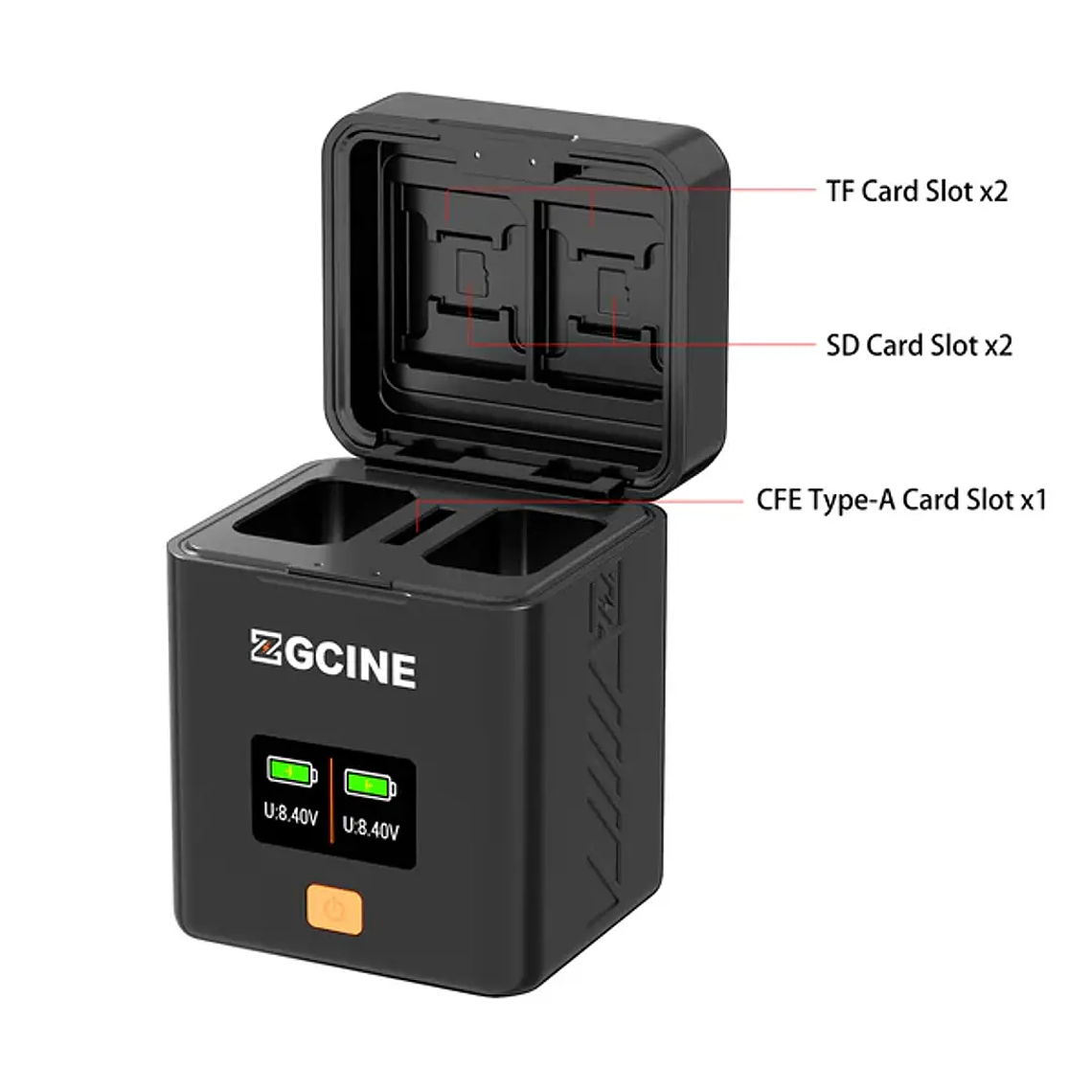 ZGCINE Cargador PS-FW50 - Para Baterías Sony NP-FW50 2