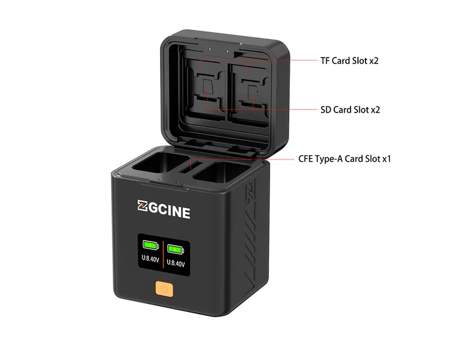 ZGCINE Cargador PS-FW50 - Para Baterías Sony NP-FW50 2