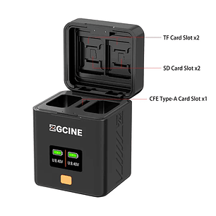 ZGCINE Cargador PS-FW50 - Para Baterías Sony NP-FW50