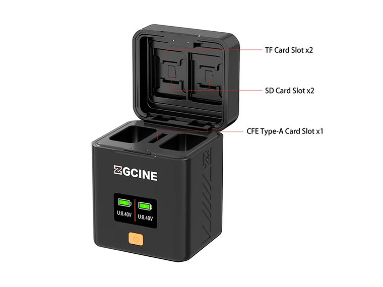 ZGCINE Cargador PS-FW50 - Para Baterías Sony NP-FW50 2