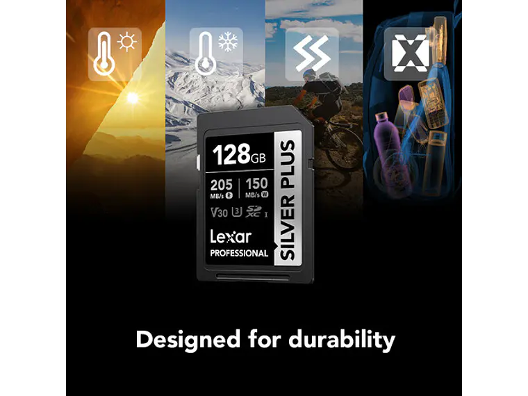 Lexar 128GB Professional SILVER PLUS 2