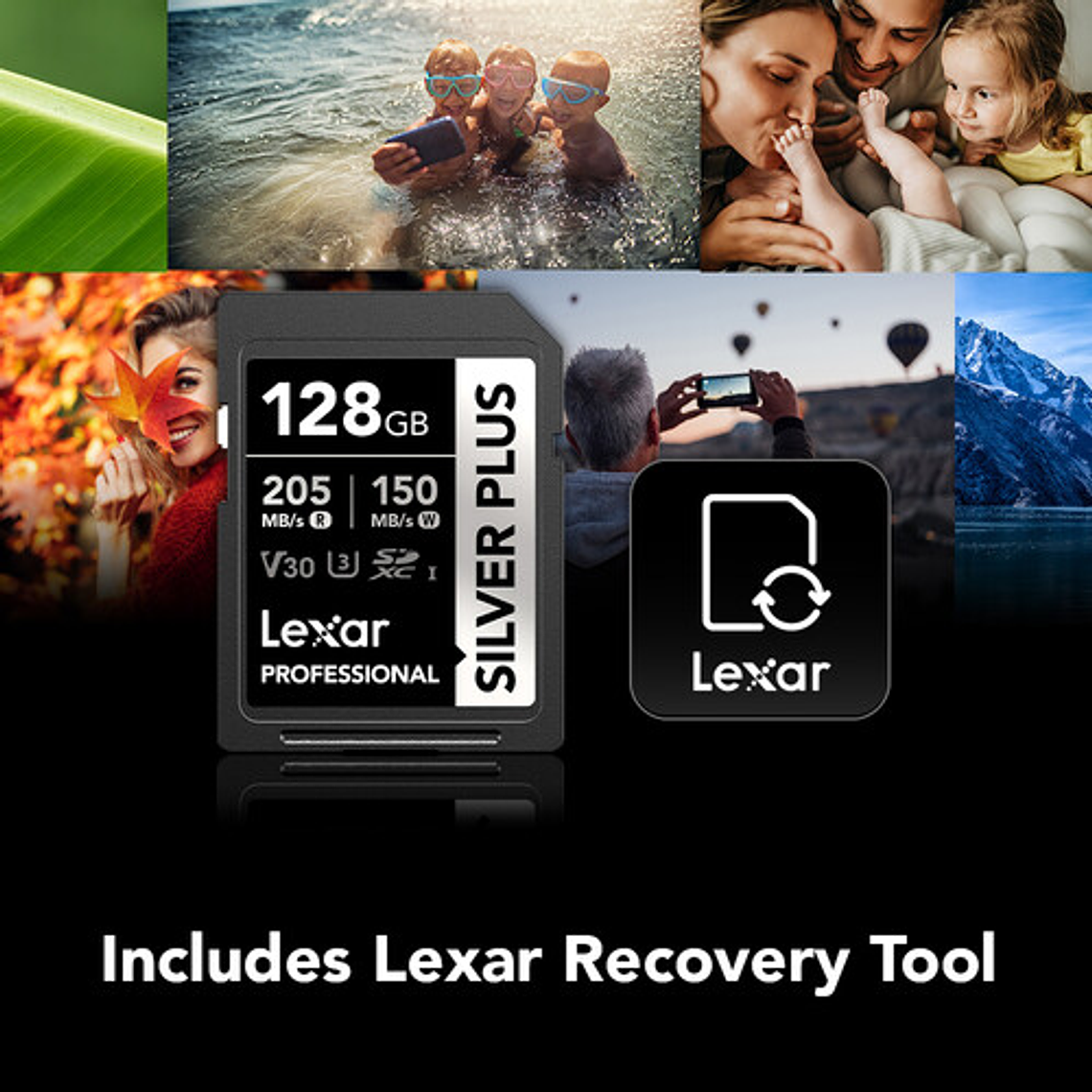 Lexar 128GB Professional SILVER PLUS 4