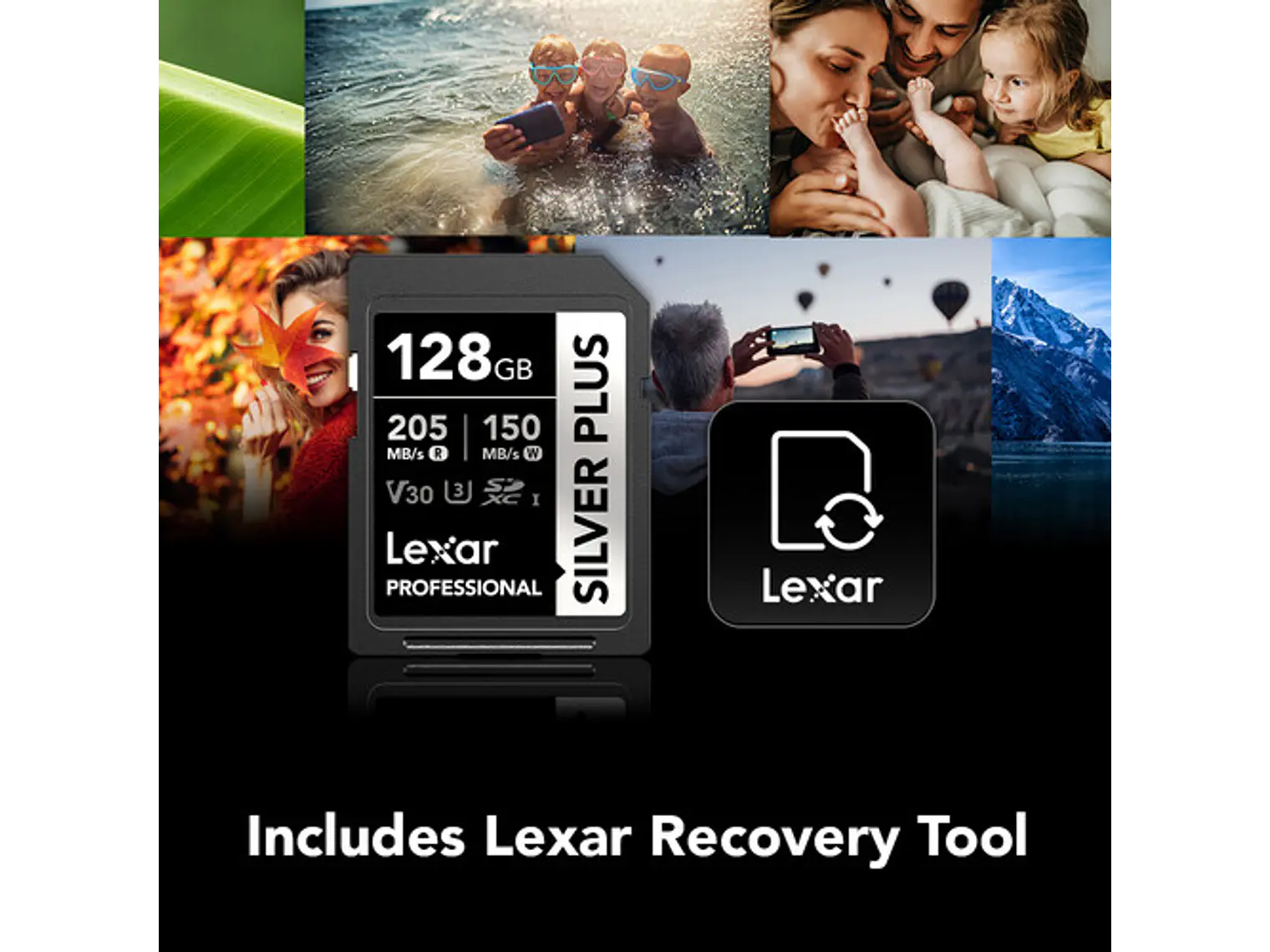 Lexar 128GB Professional SILVER PLUS 4