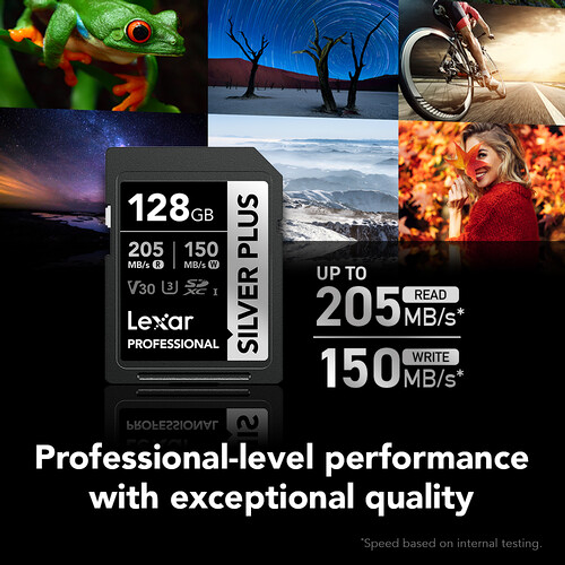 Lexar 128GB Professional SILVER PLUS 5