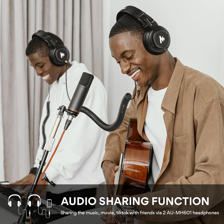 Maono Audífonos cerrado respuesta plana AU-MH601 8