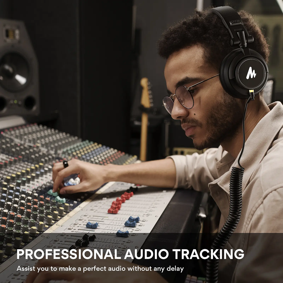 Maono Audífonos cerrado respuesta plana AU-MH601 9