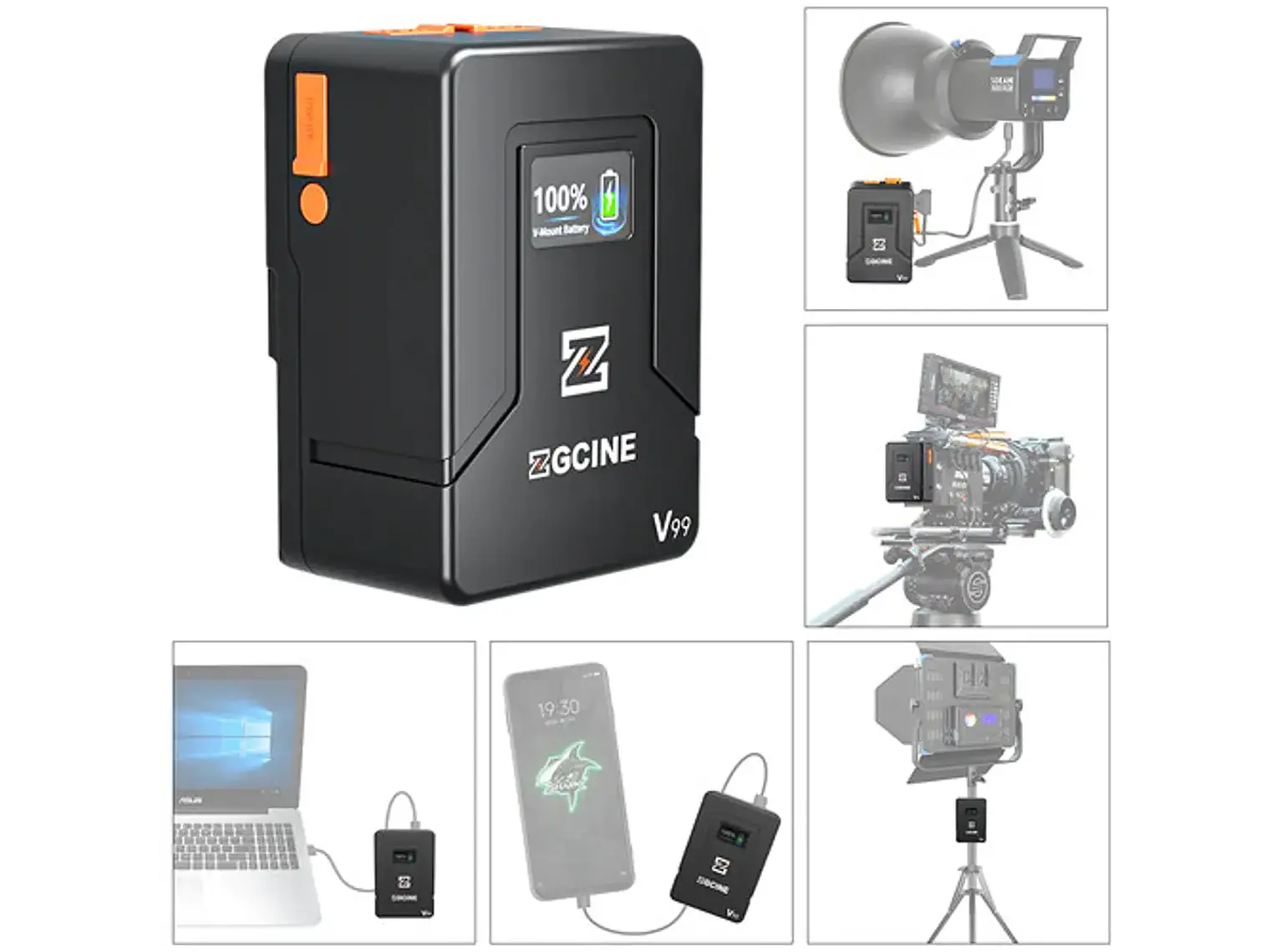 ZGCINE Batería V-Mount ZG-V99 - 99Wh 3