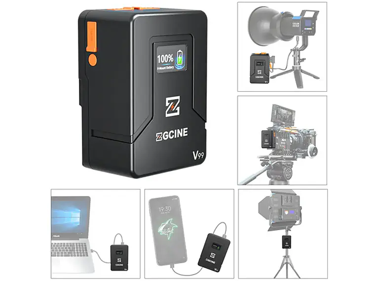 ZGCINE Batería V-Mount ZG-V99 - 99Wh 3