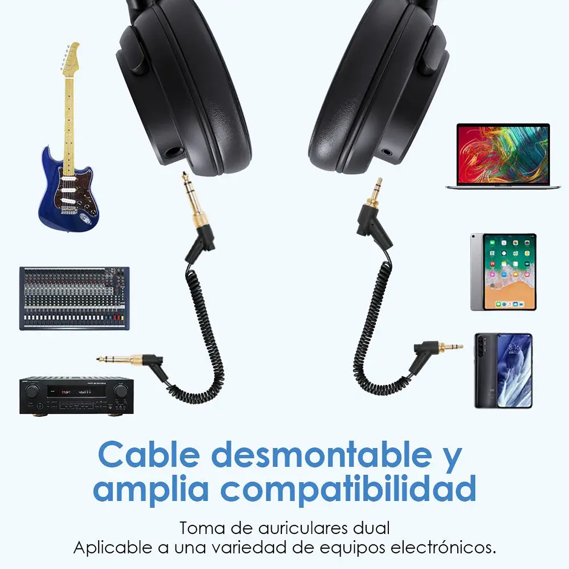 Maono Audífonos cerrado respuesta plana AU-MH601 10