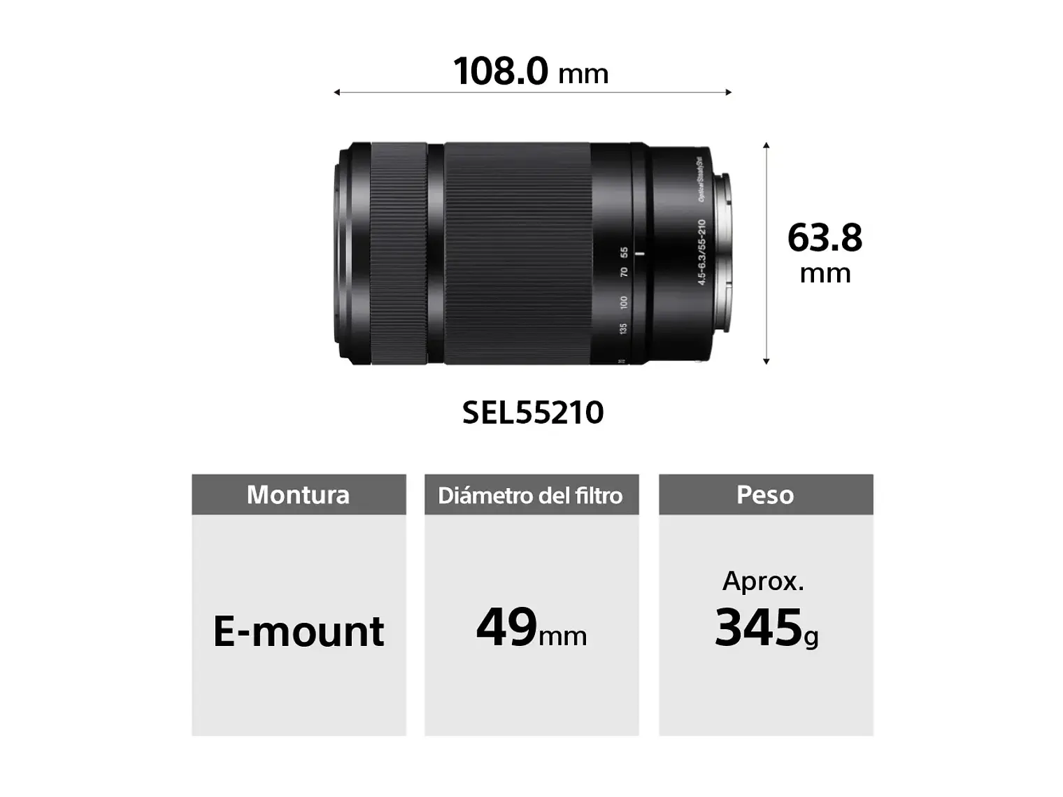 Sony A6100 Kit 16-50mm II + Lente 55-210mm 3