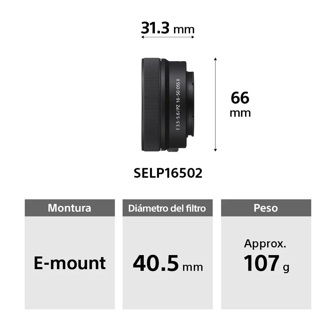 Sony A6100 + Lente 16-50mm II + Lente 55-210mm 4