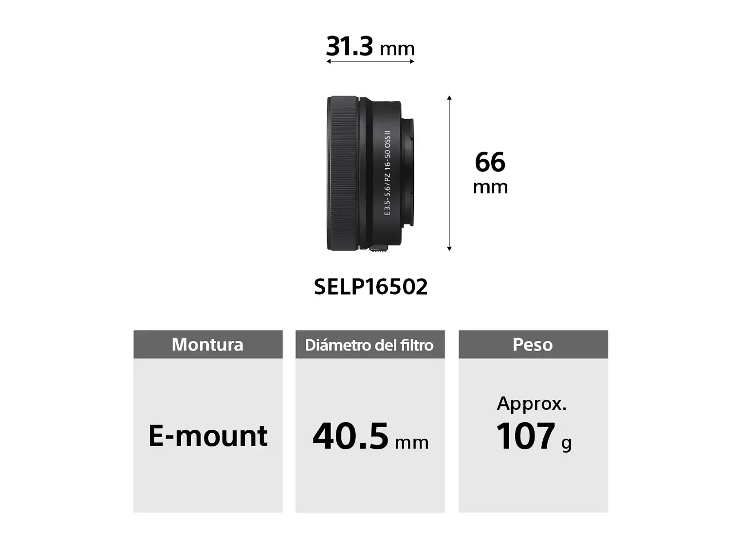 Sony A6100 Kit 16-50mm II + Lente 55-210mm 4