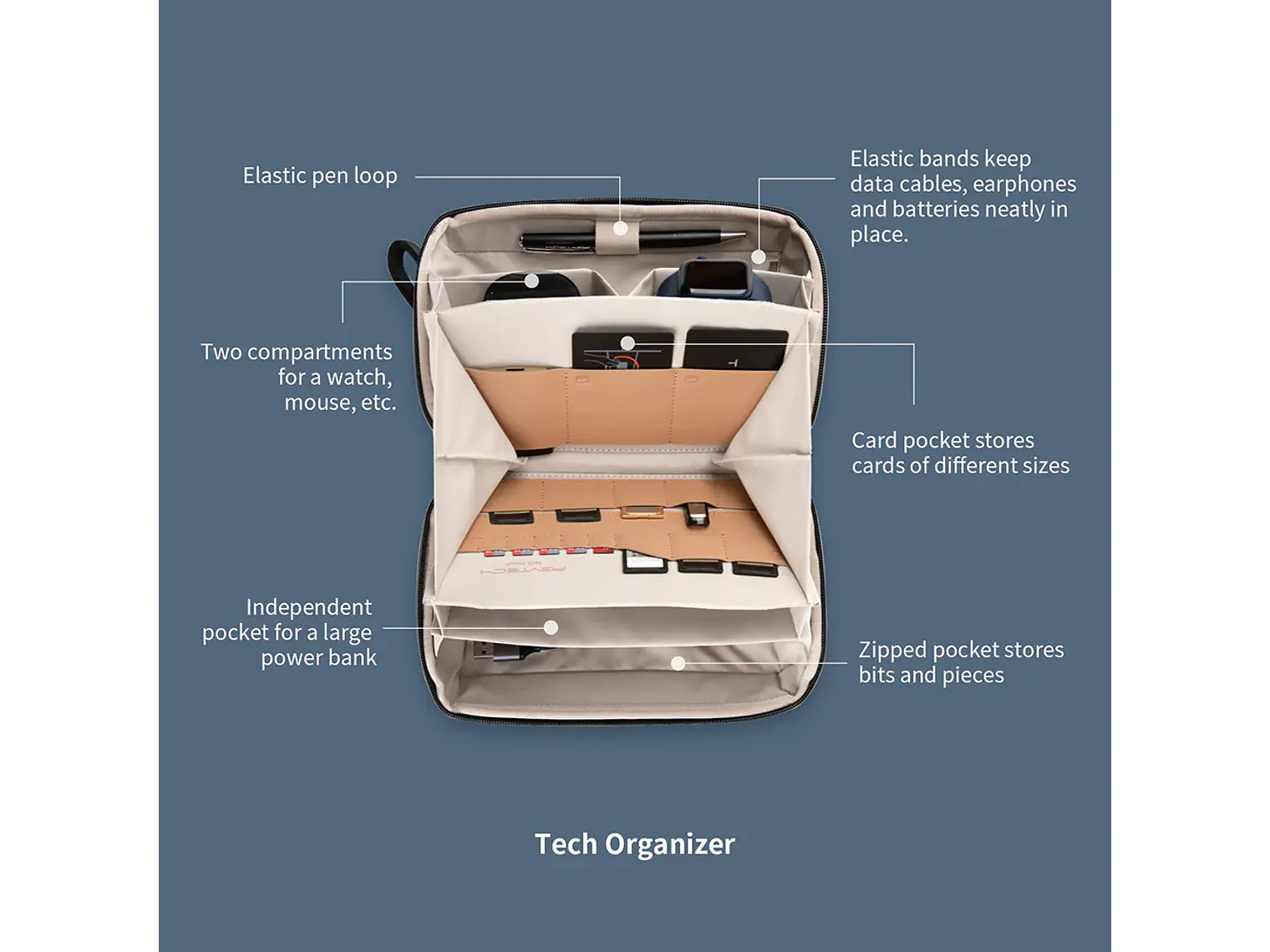 PGYTECH Estuche Organizador - Twilight Black 3