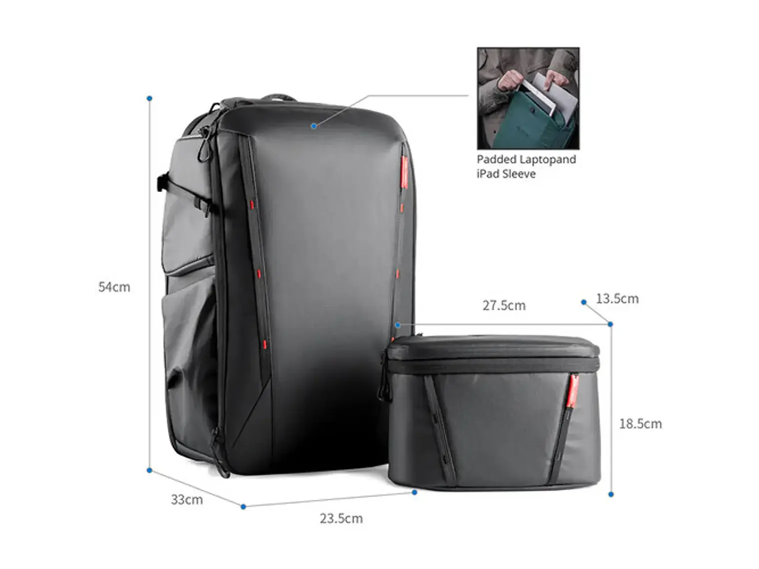 PGYTECH Mochila OneMo 2 35L - Space Black 2