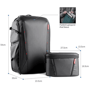 PGYTECH Mochila OneMo 2 35L - Space Black