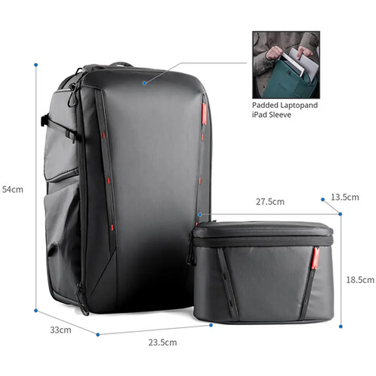 PGYTECH Mochila OneMo 2 35L - Space Black 2