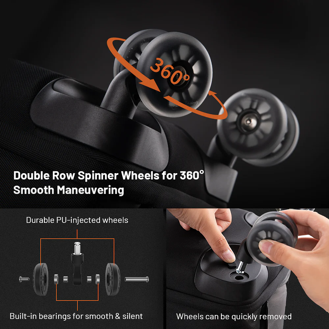 PGYTECH Mochila Roller - Space Black 7