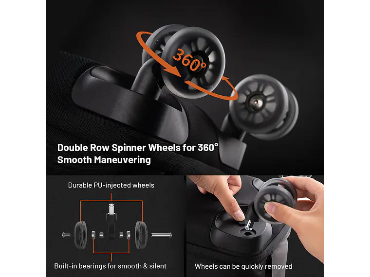 PGYTECH Mochila Roller - Space Black 7