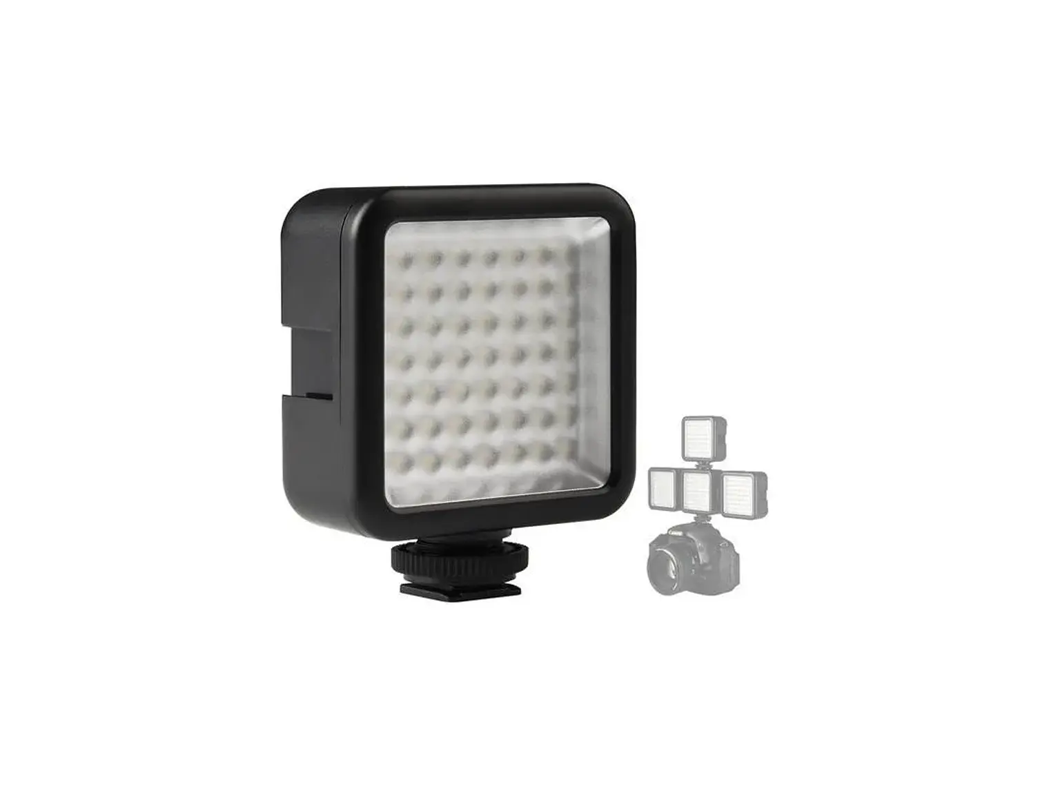 Ulanzi VL49 Mini lámpara led con batería recargable y soporte de accesorios 2