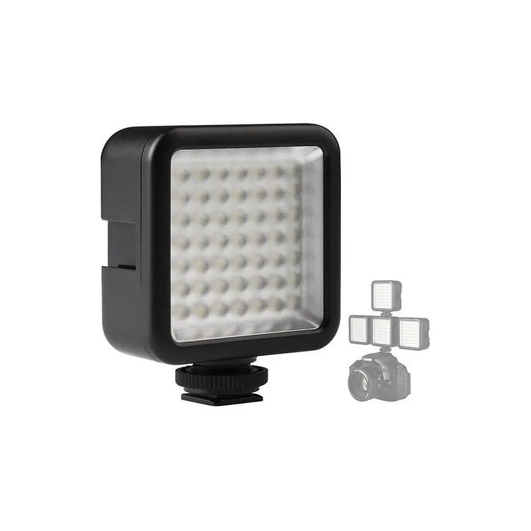 Ulanzi VL49 Mini lámpara led con batería recargable y soporte de accesorios 2