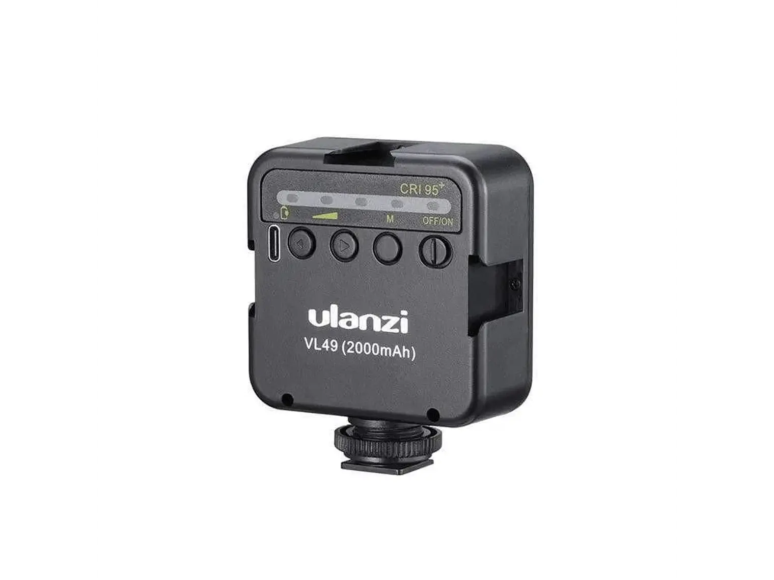 Ulanzi VL49 Mini lámpara led con batería recargable y soporte de accesorios 3