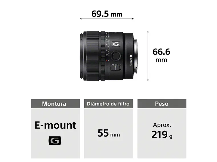 Sony E 15 mm F1.4 G 3