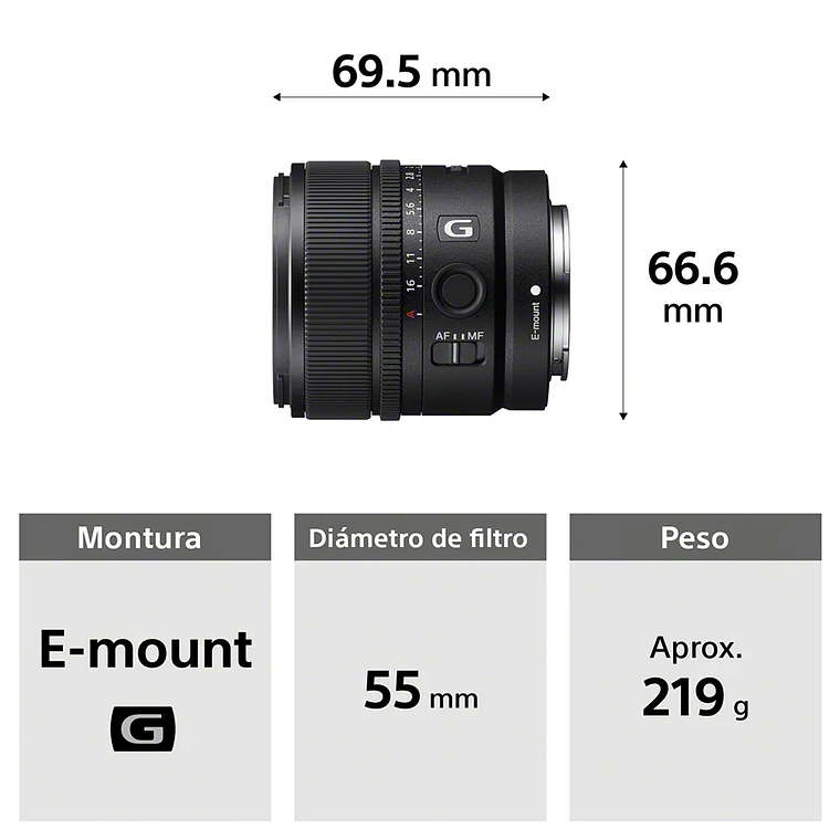 Sony E 15 mm F1.4 G 3