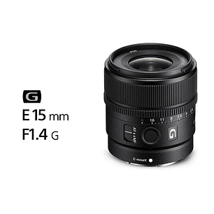 Sony E 15 mm F1.4 G