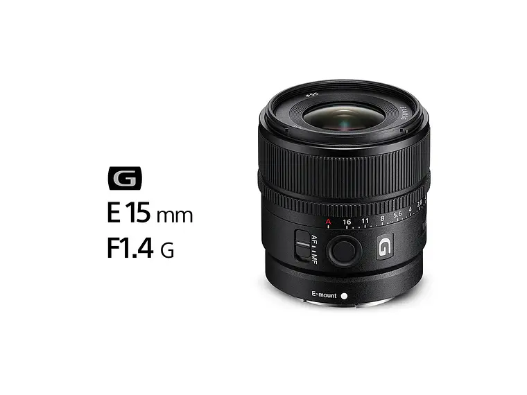 Sony E 15 mm F1.4 G 2